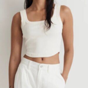 Madewell The Tailored Crop Tank